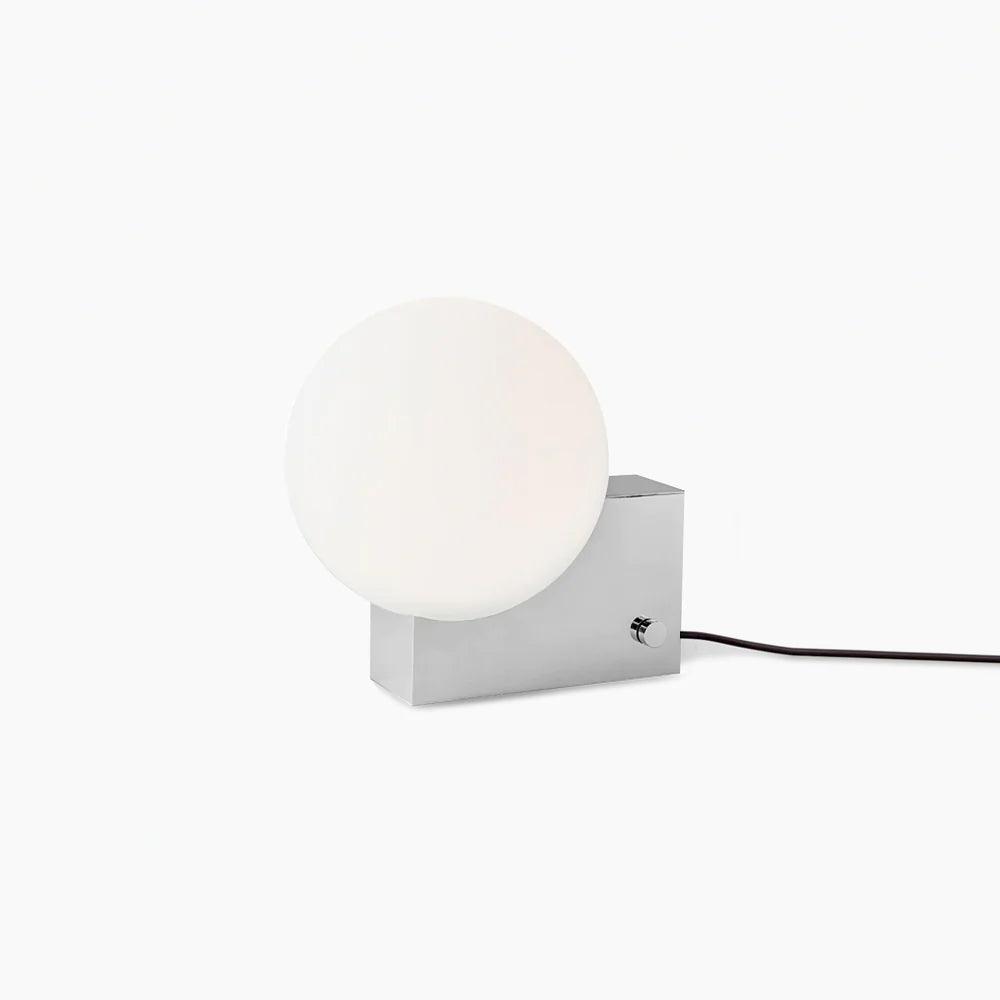 Fusion Table Lamp | Opaline Glass | Black, Chrome, Pink