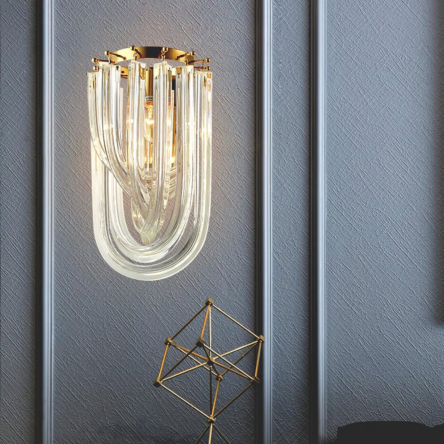 Murano Wall Lamp | Mid-Century Design | Set of 2