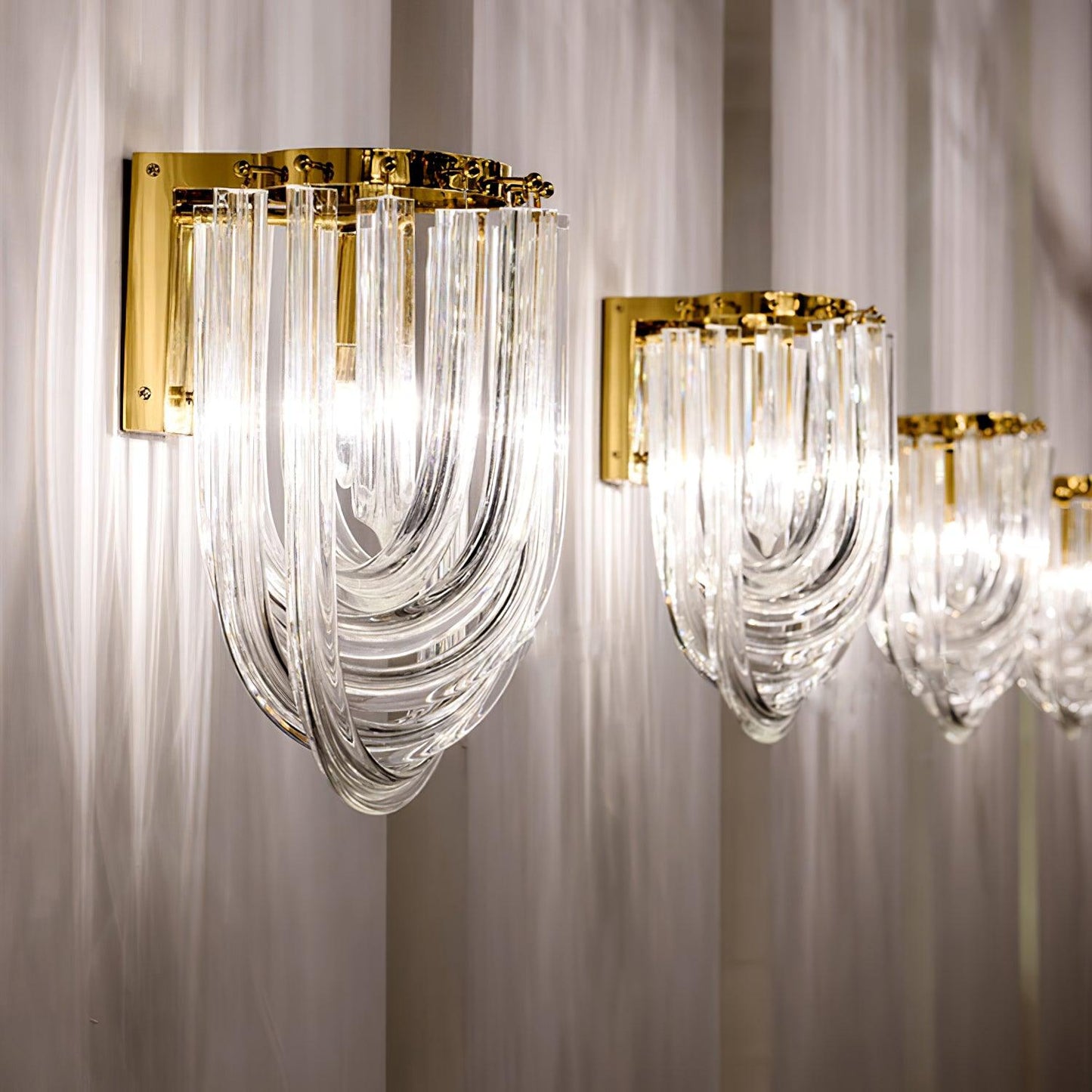 Murano Wall Lamp | Mid-Century Design | Set of 2