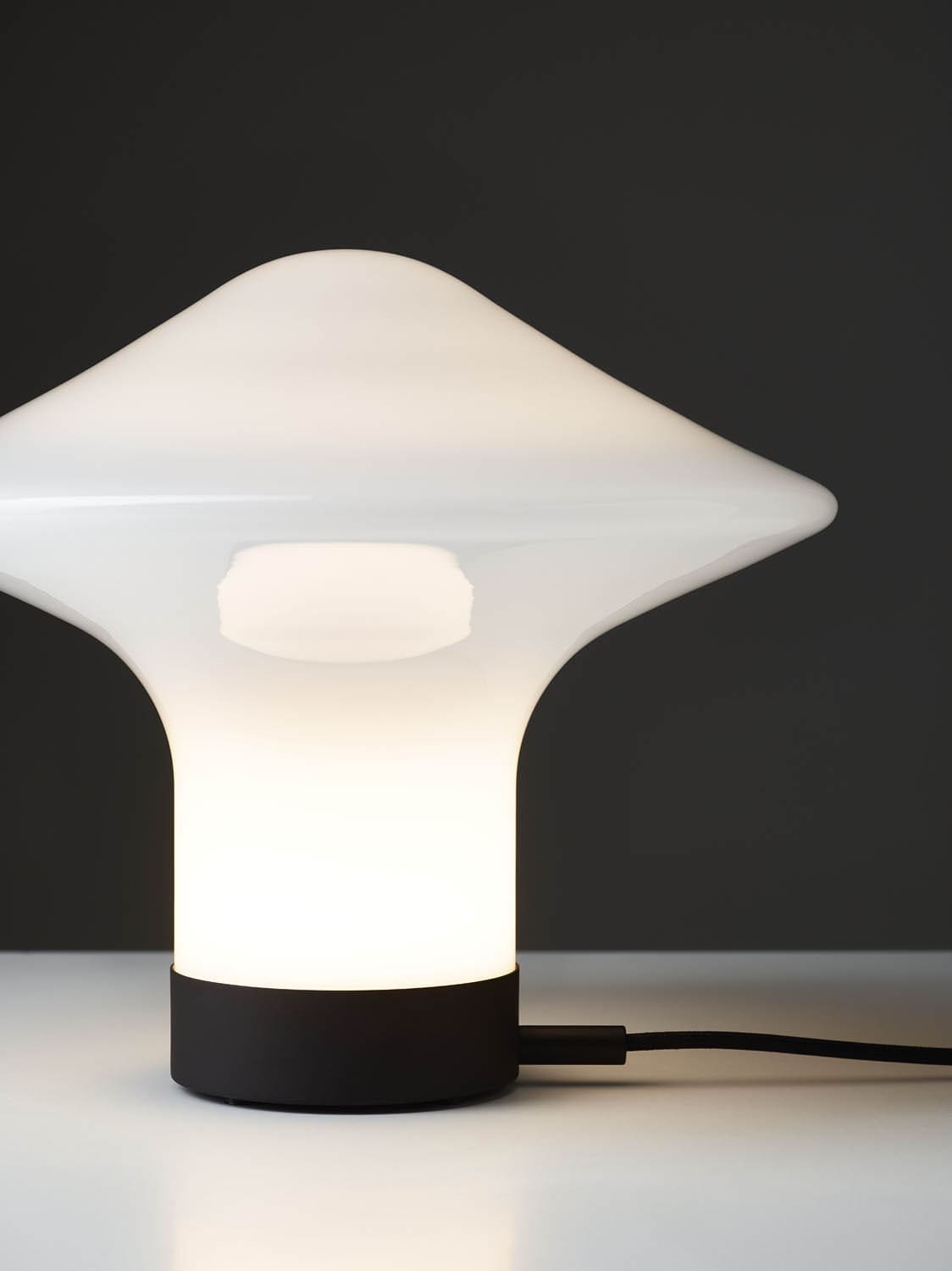 Spider Table Lamp | Metal & Glass | Black, Grey, or White Shade