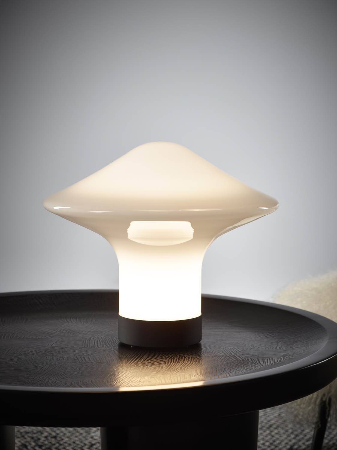 Spider Table Lamp | Metal & Glass | Black, Grey, or White Shade