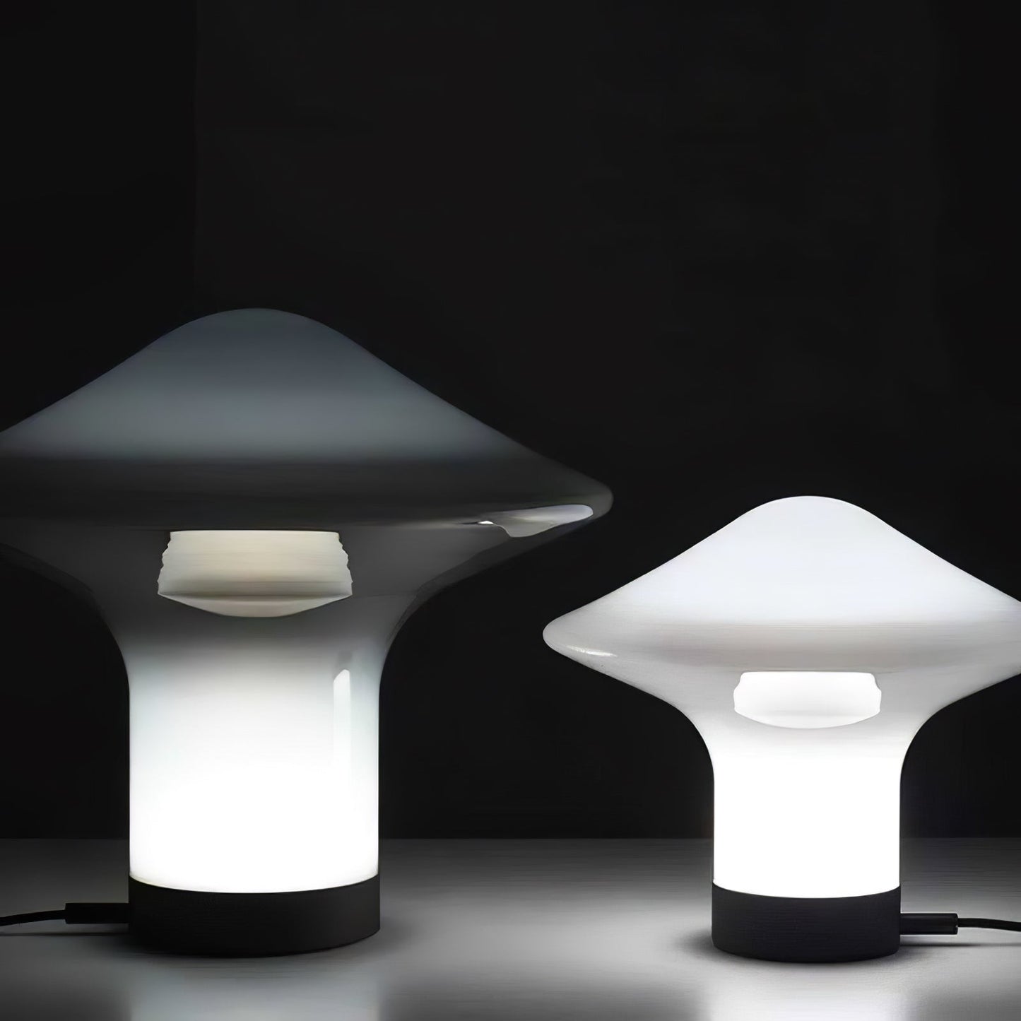 Spider Table Lamp | Metal & Glass | Black, Grey, or White Shade