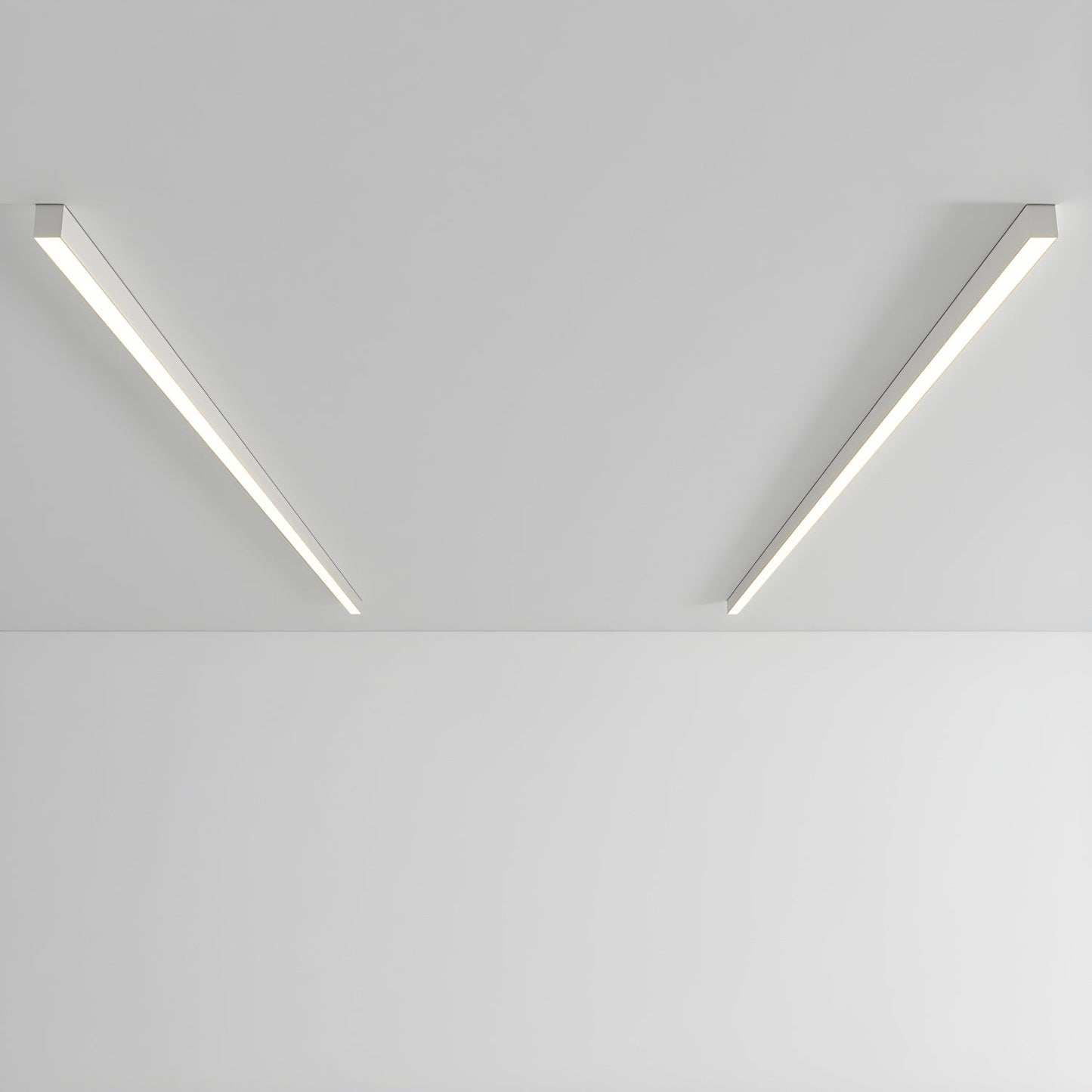 Linear Ceiling Light | Ultra Slim Metal & Acrylic | Multiple Sizes Available
