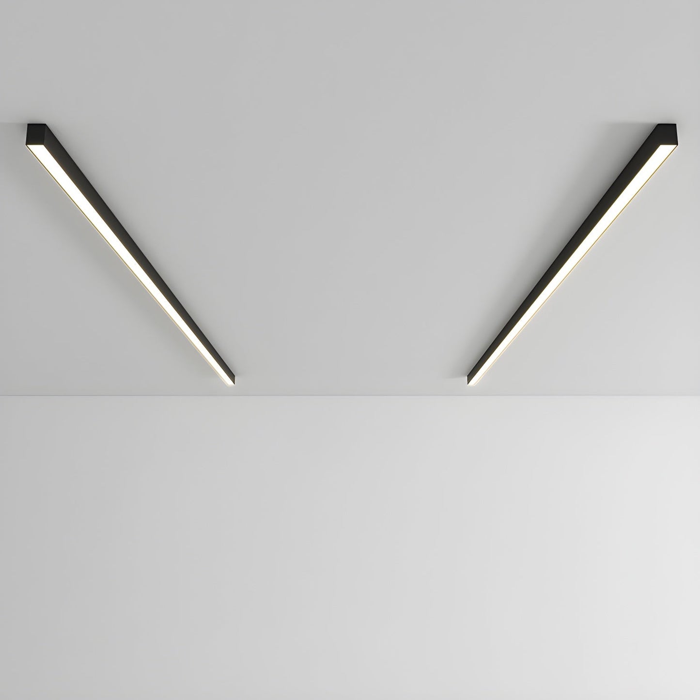 Linear Ceiling Light | Ultra Slim Metal & Acrylic | Multiple Sizes Available
