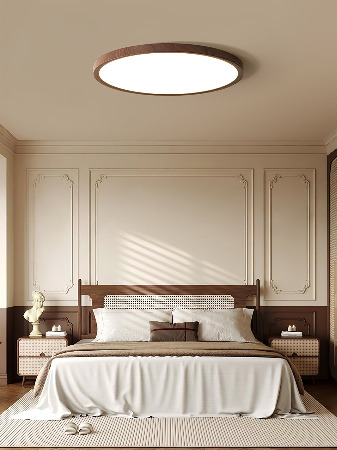 Round Ceiling Light | Ultrathin Acrylic & Metal | Multiple Sizes Available