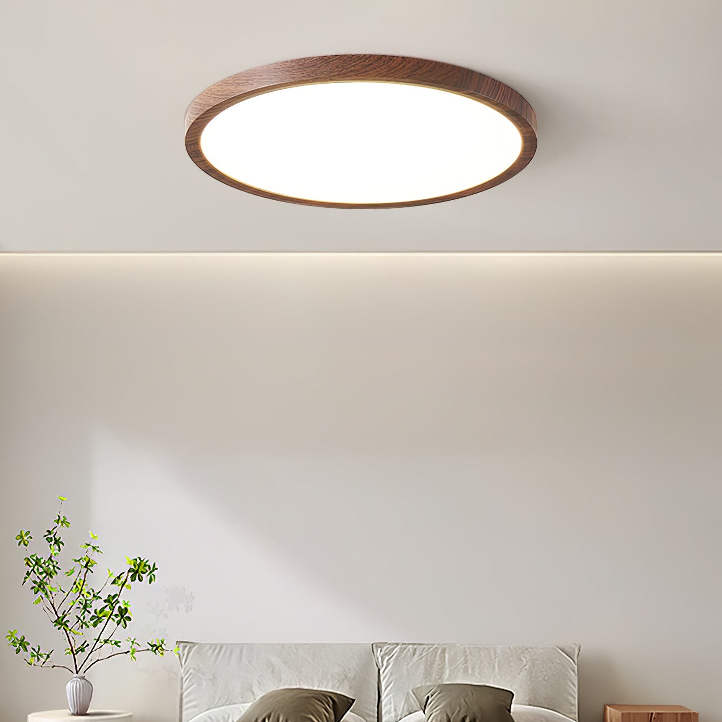 Round Ceiling Light | Ultrathin Acrylic & Metal | Multiple Sizes Available