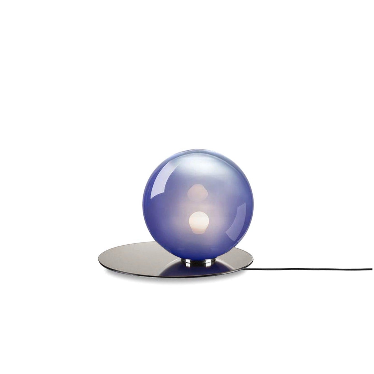 Umbra Table Lamp | Glass & Iron | Blue, Smoke Grey, Clear, White