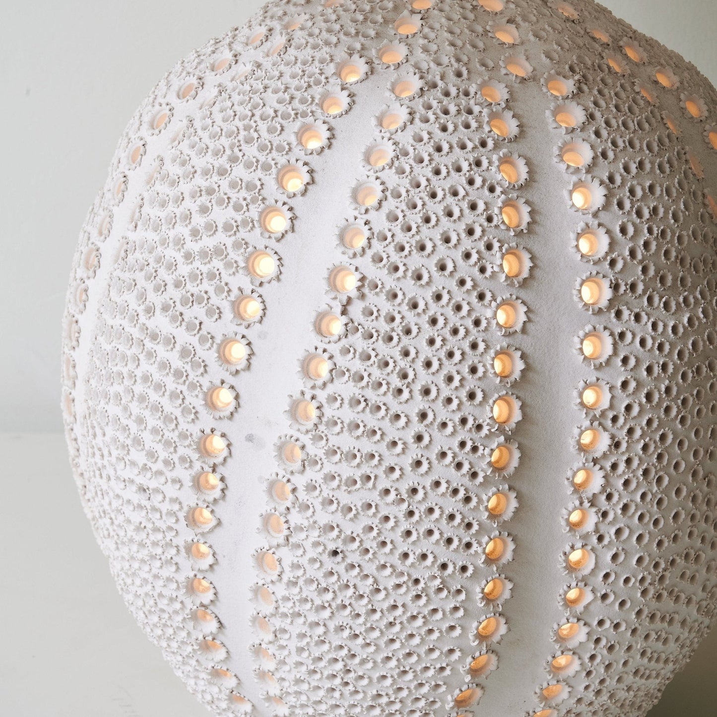 Ceramic Table Lamp | Soft White Finish | 60cm Height