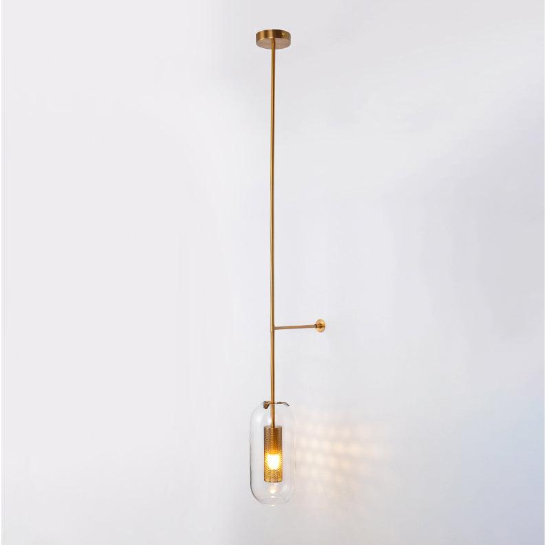 Vadim Wall Lamp Set | Glass & Metal | Black or Gold