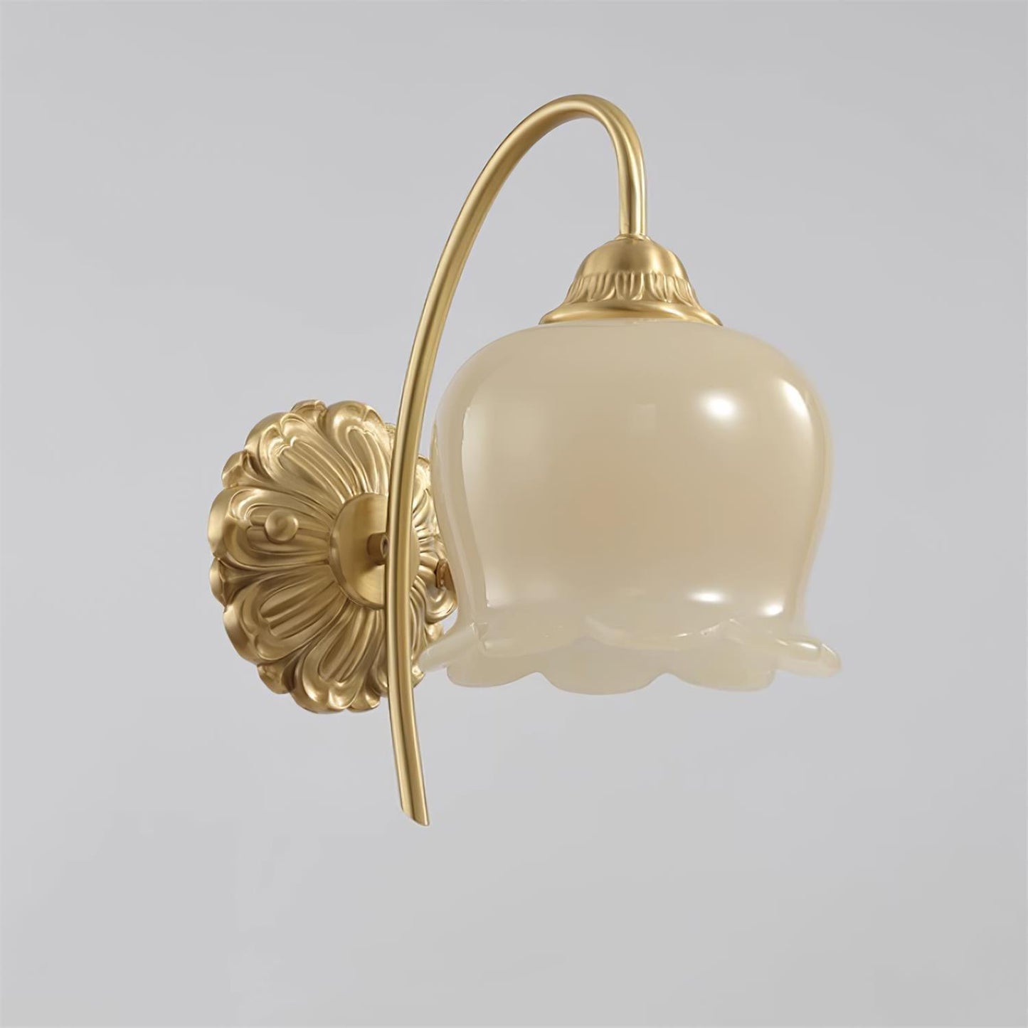 Valley Flower Wall Lamp | Solid Brass & Resin | Set of 2
