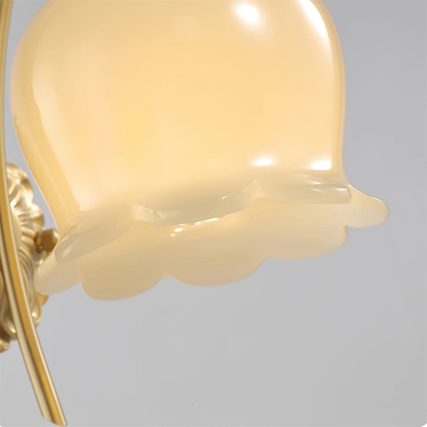 Valley Flower Wall Lamp | Solid Brass & Resin | Set of 2