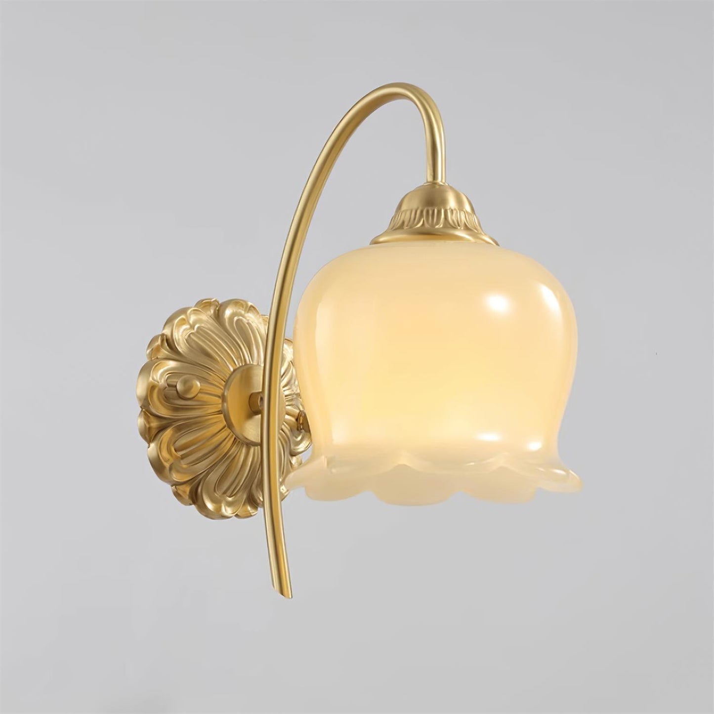 Valley Flower Wall Lamp | Solid Brass & Resin | Set of 2
