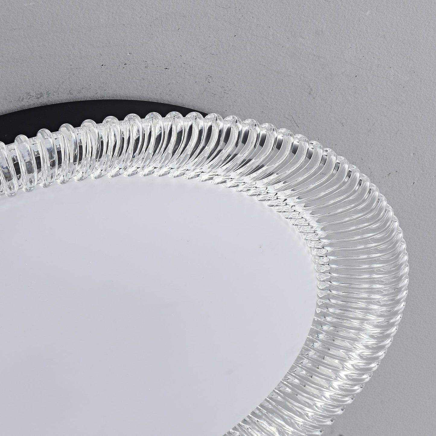Vanguard Ceiling Light | Metal & Acrylic | Black Finish, 40cm/50cm Diameter