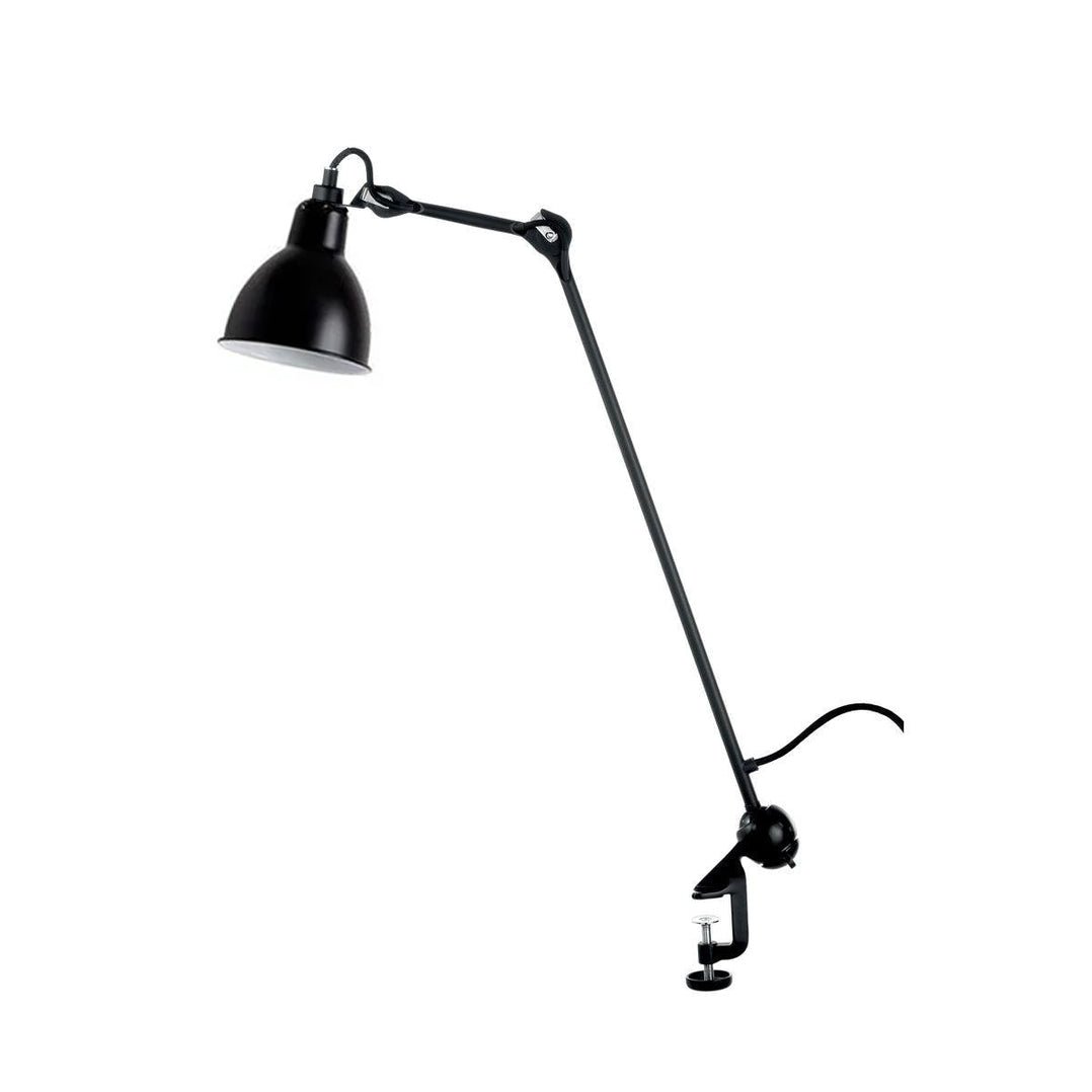 Versa Glide Table Lamp | Matte Black Metal | Adjustable Shade
