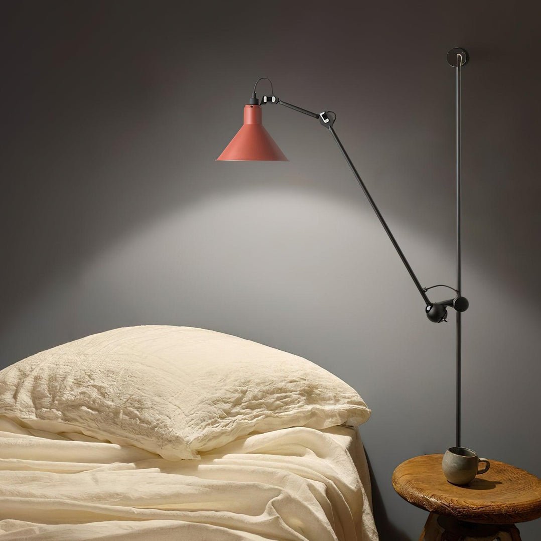 Wall Light | Matte Black Metal | Adjustable Arm