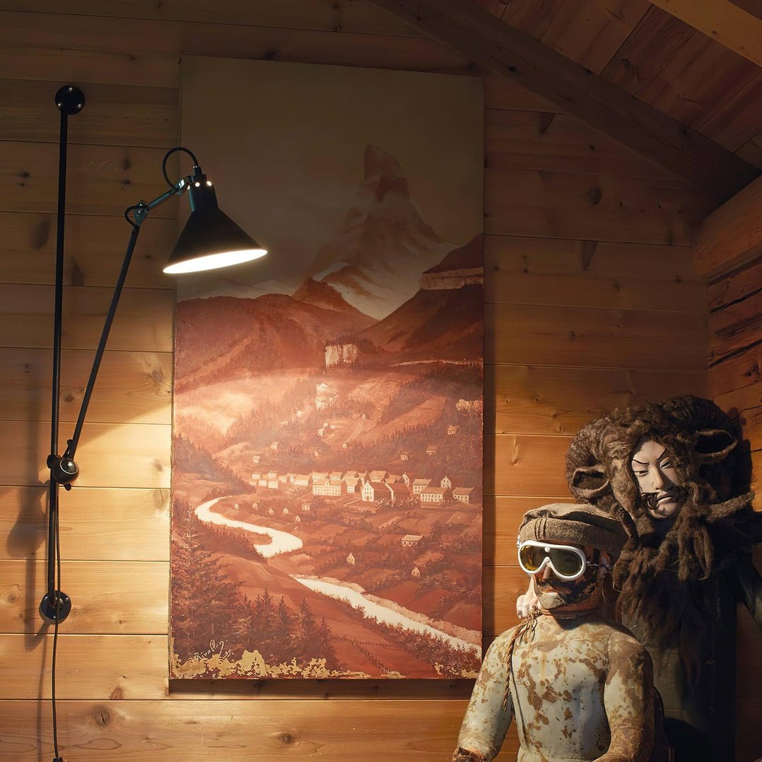 Wall Light | Matte Black Metal | Adjustable Arm