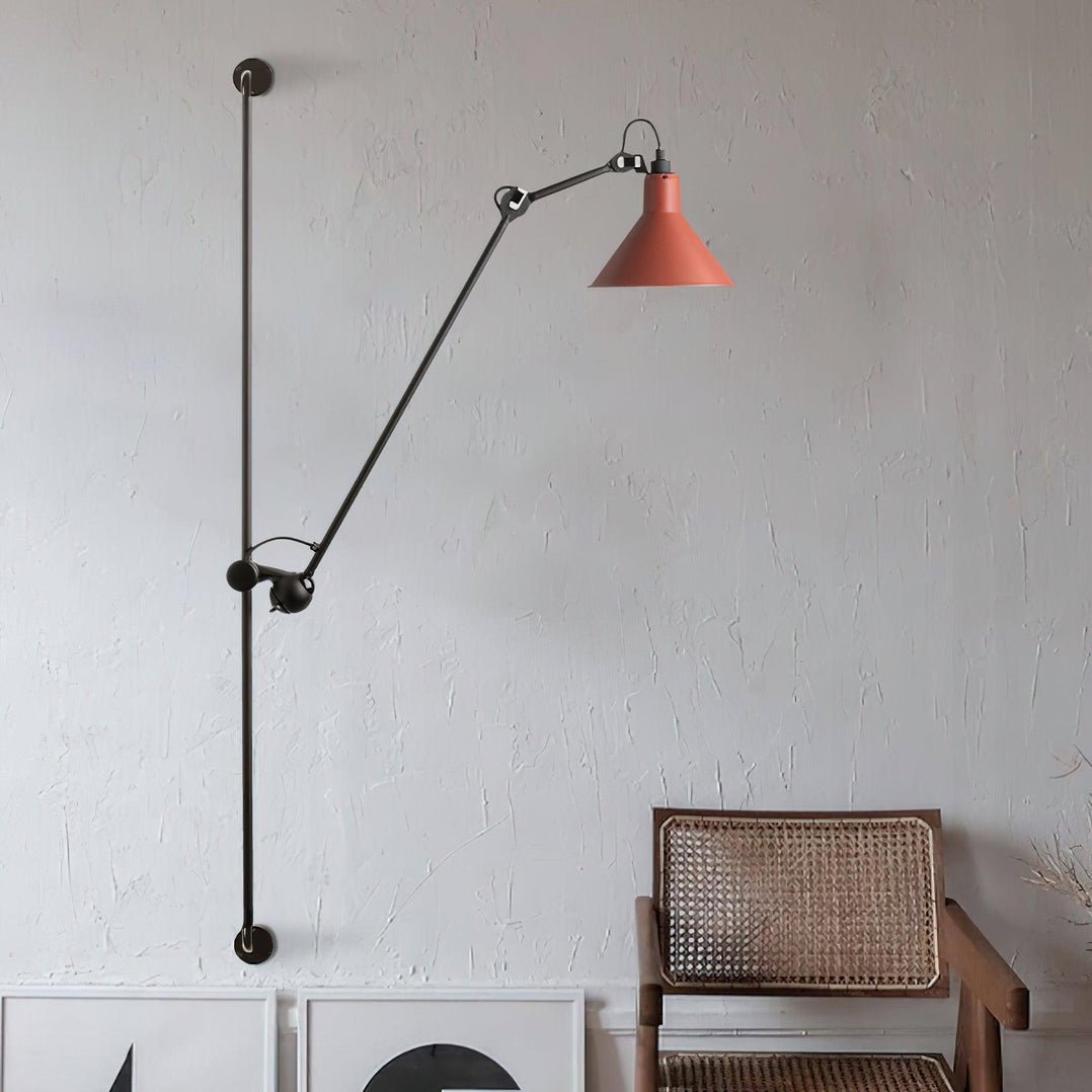Wall Light | Matte Black Metal | Adjustable Arm