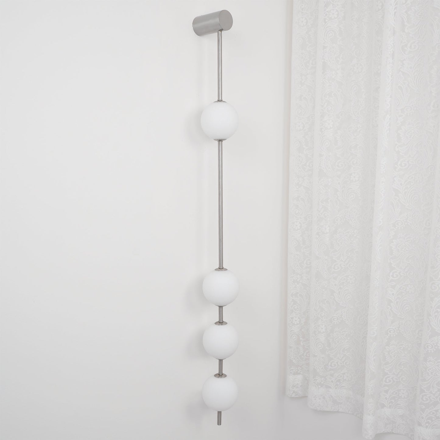 Vertical Balls Wall Lamp | Gold Brass | Set of 2