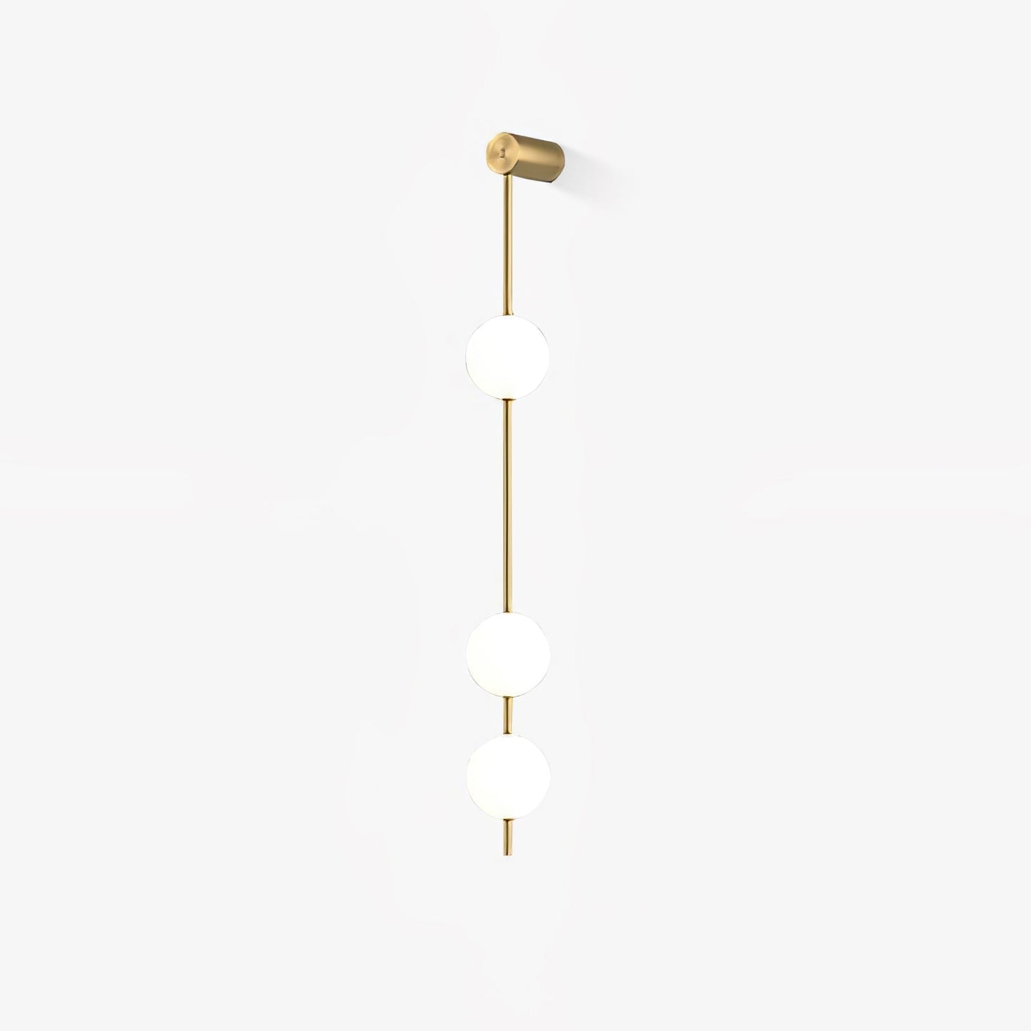 Vertical Balls Wall Lamp | Gold Brass | Set of 2