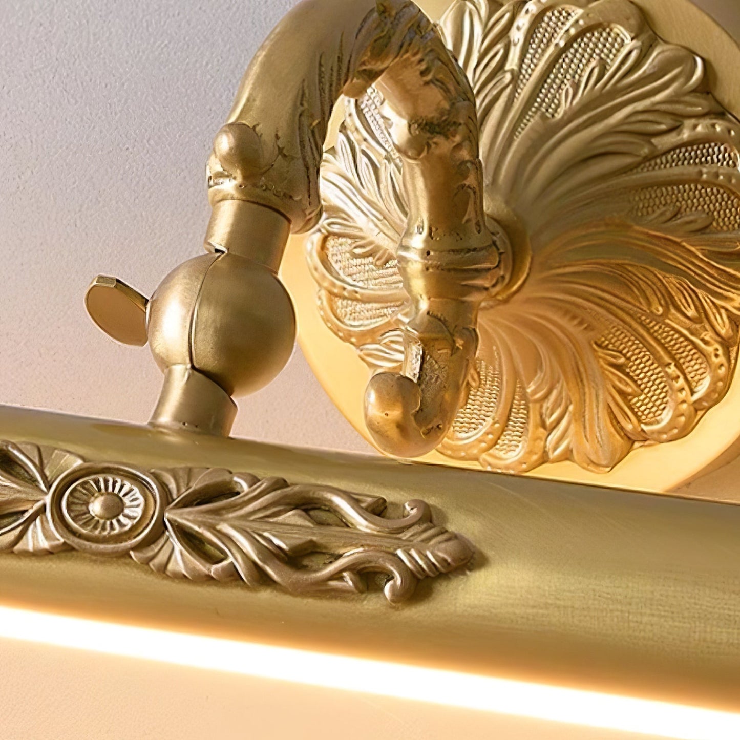 Wall Light Fixture | Brass & Acrylic | 58cm Diameter