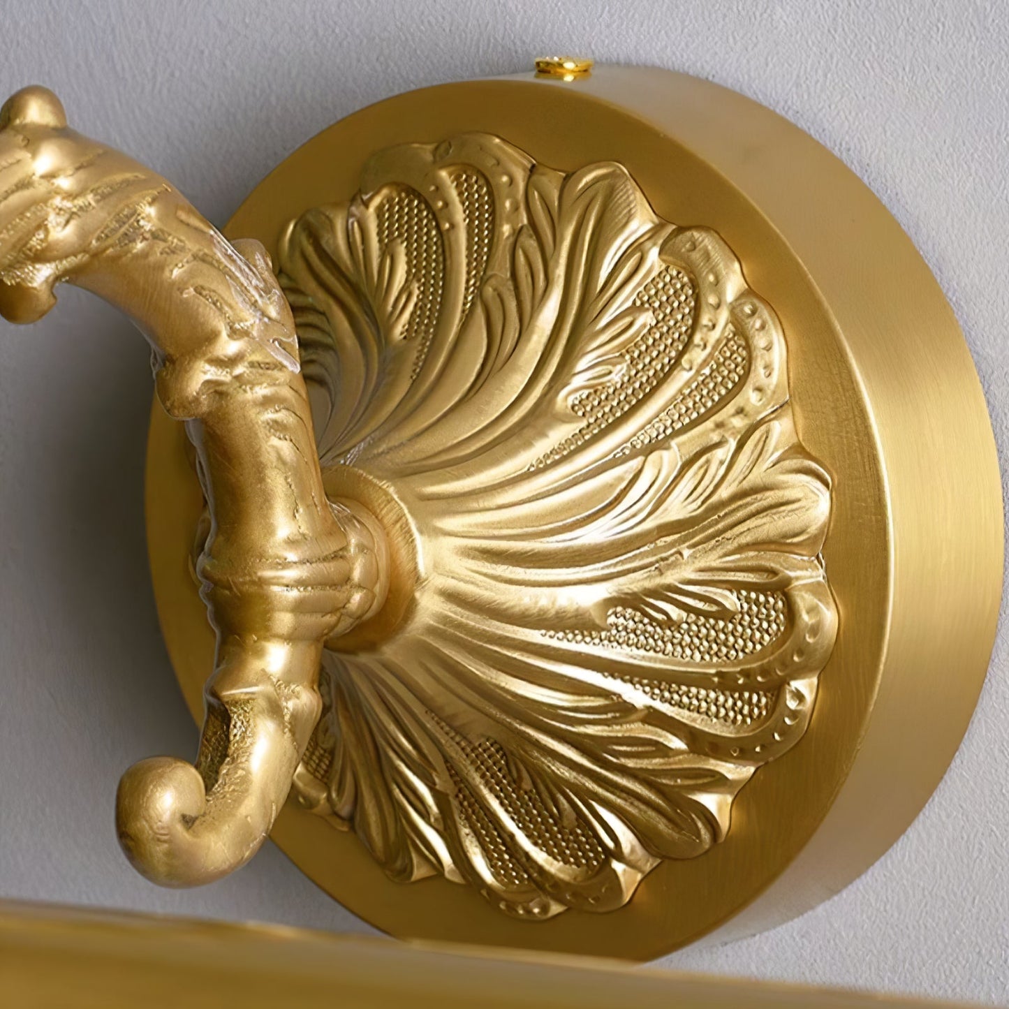 Wall Light Fixture | Brass & Acrylic | 58cm Diameter