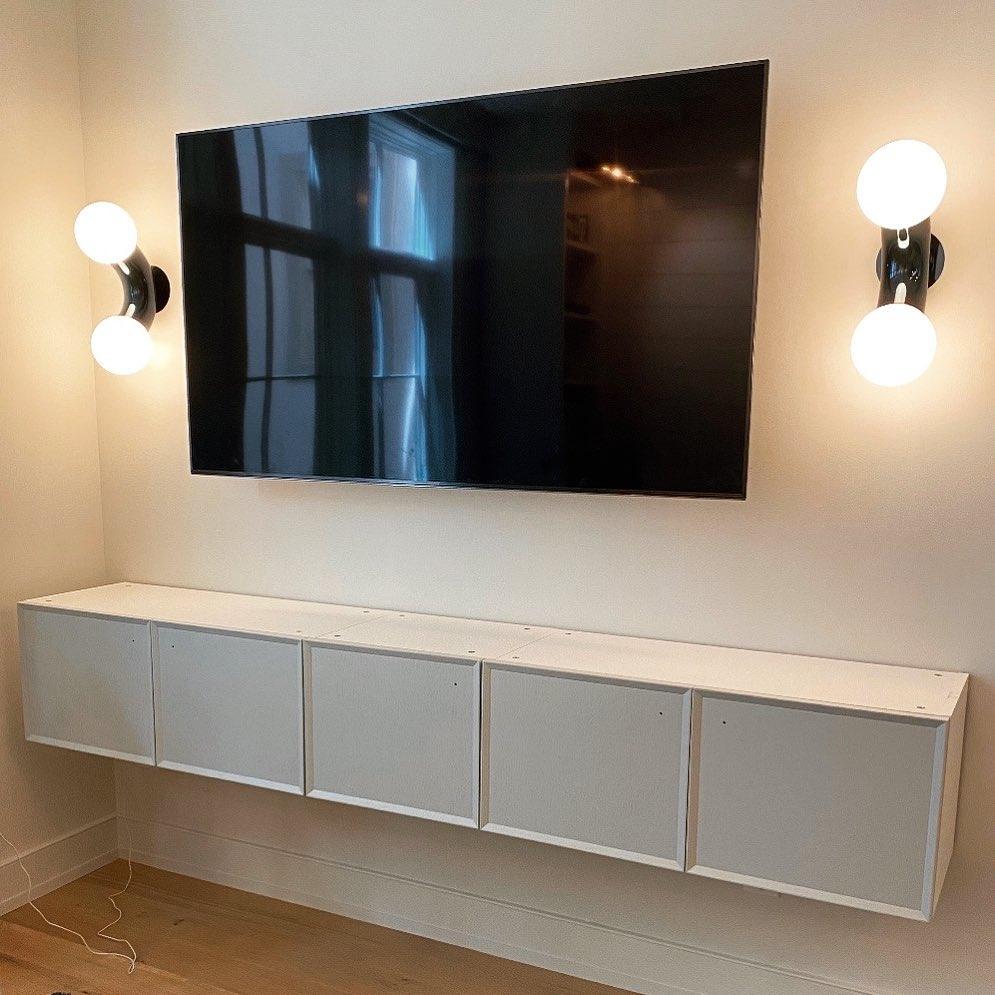Vine Wall Lamp | Chrome Arc with Glass Globes | Indoor Lighting