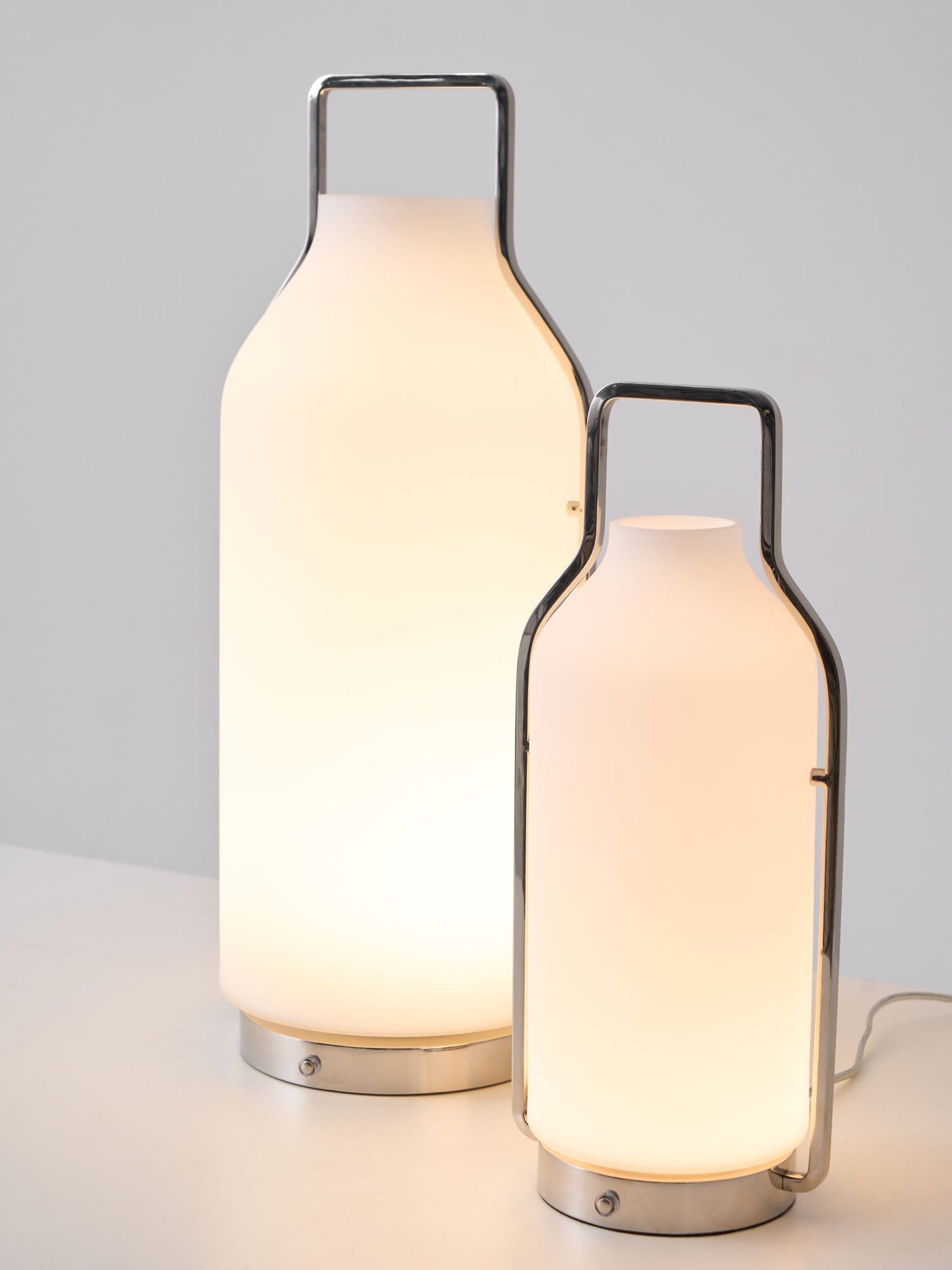 Vintara Lantern Table Lamp | Metal & Glass | Warm White