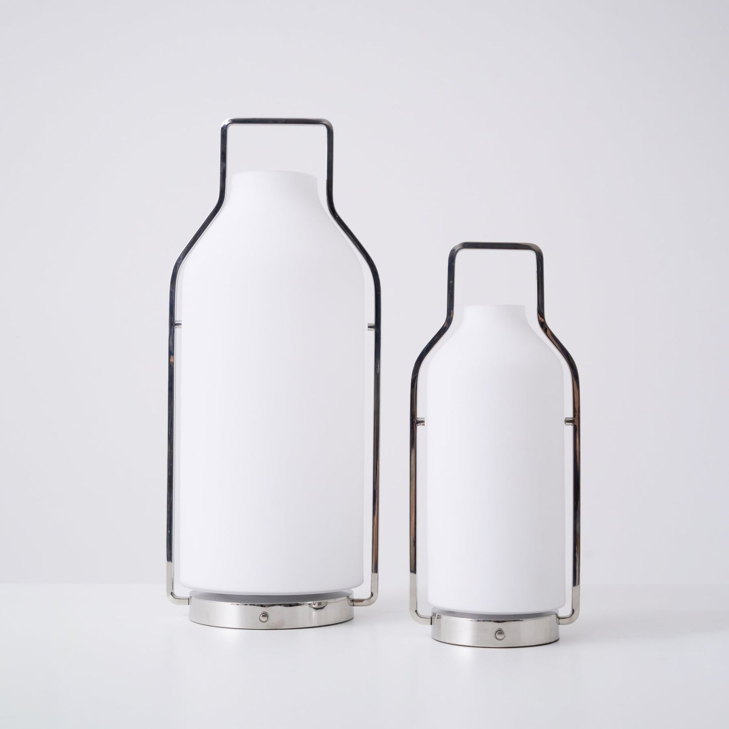 Vintara Lantern Table Lamp | Metal & Glass | Warm White
