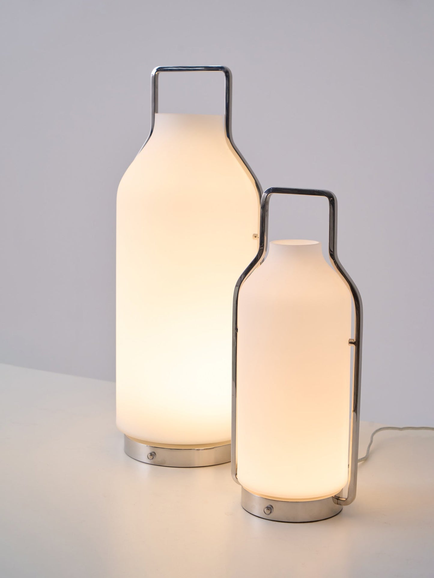 Vintara Lantern Table Lamp | Metal & Glass | Warm White