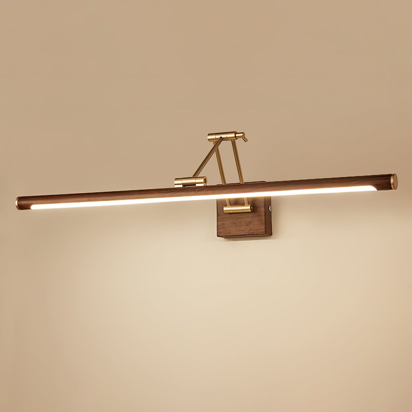 Linear Adjustable Wall Light | Brass & Acrylic | Set of 2