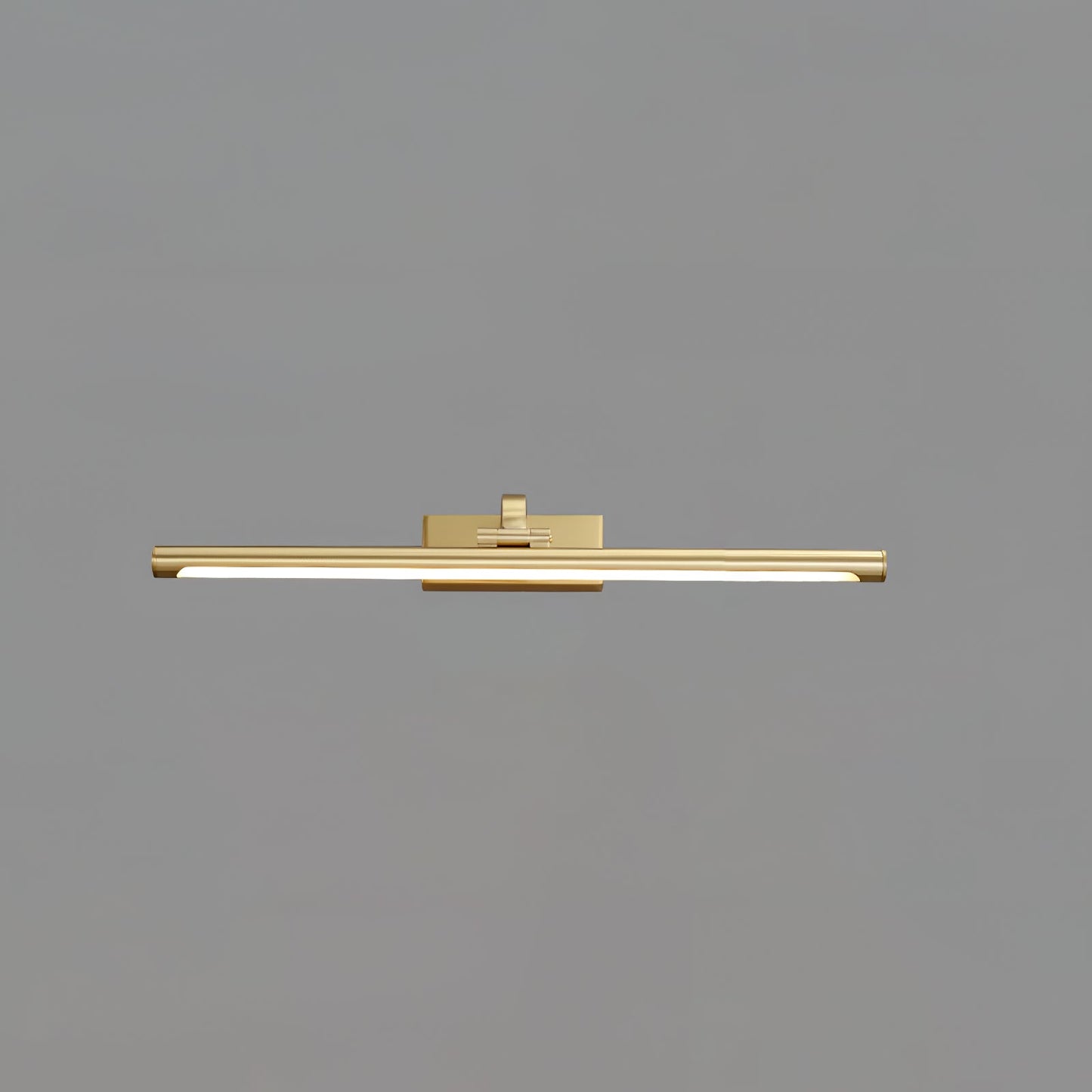 Linear LED Wall Light | Walnut & Brass | Set of 2