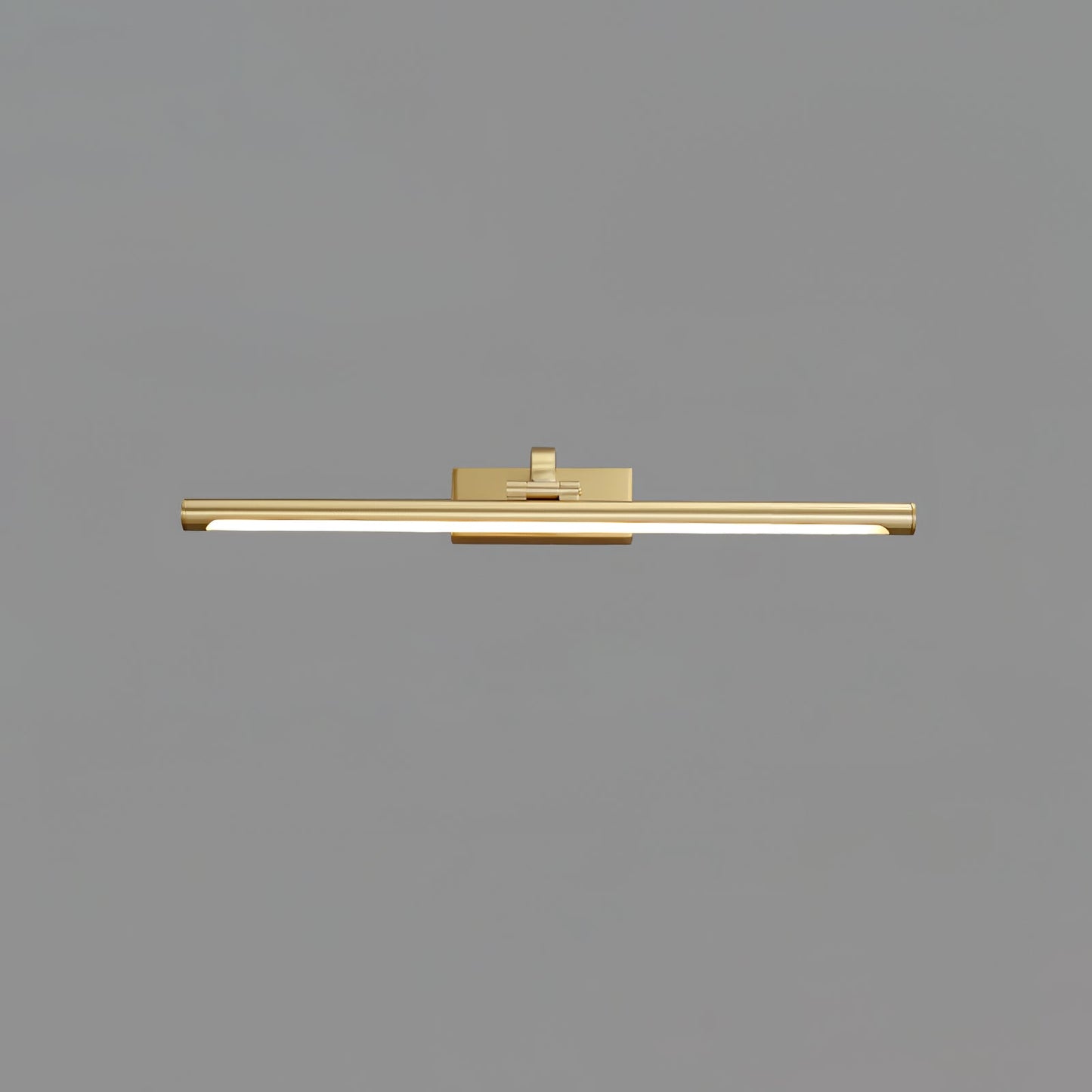 Linear LED Wall Light | Walnut & Brass | Set of 2