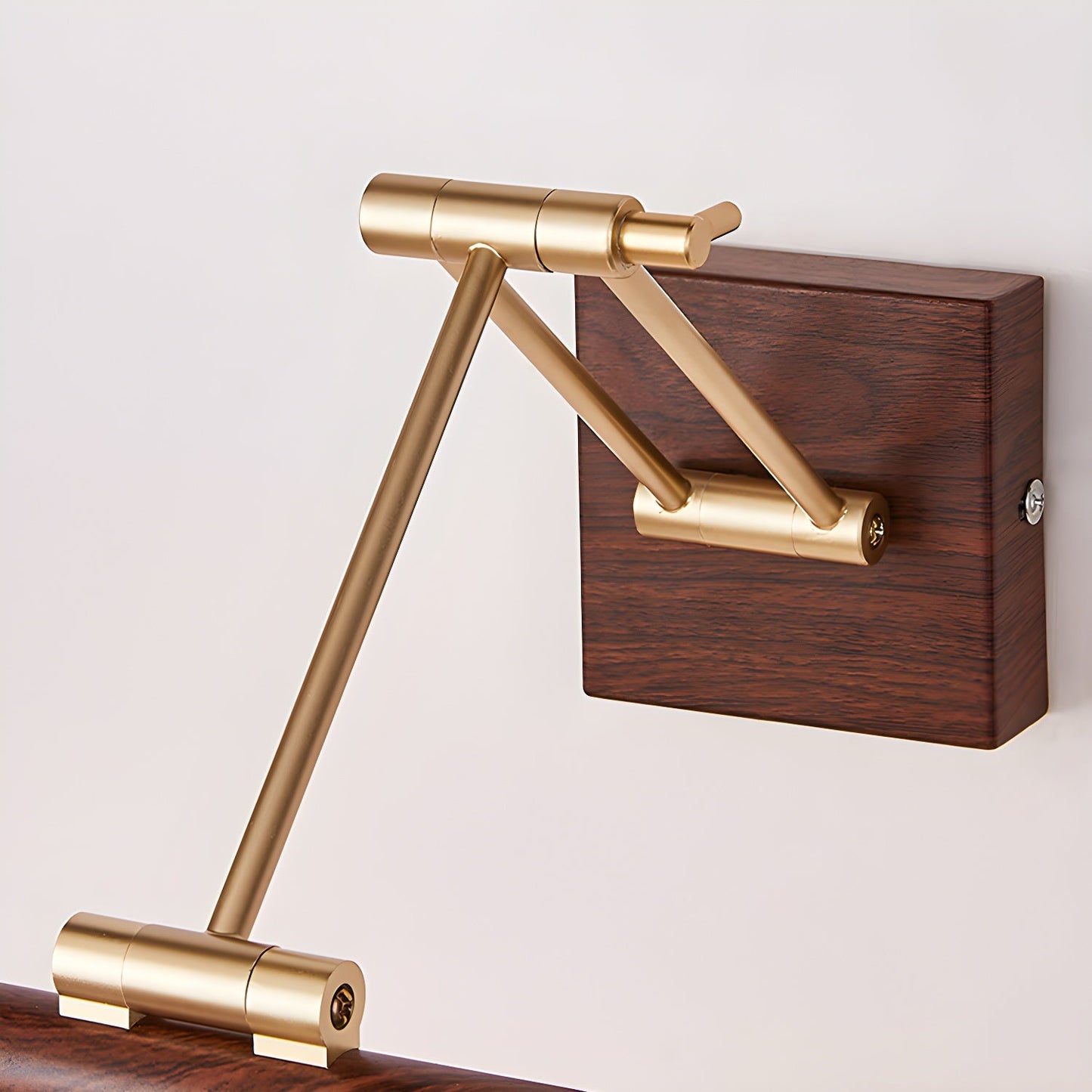 Linear Adjustable Wall Light | Brass & Acrylic | Set of 2