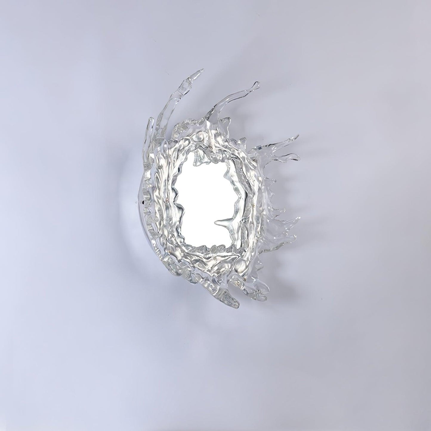 Mirror Wall Lamp | Stainless Steel & Mirror | Gold or Chrome Finish