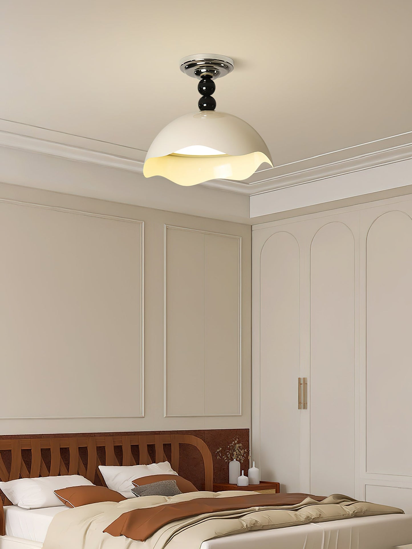 Wave Crest Ceiling Lamp | Metal & Acrylic | 35cm Diameter