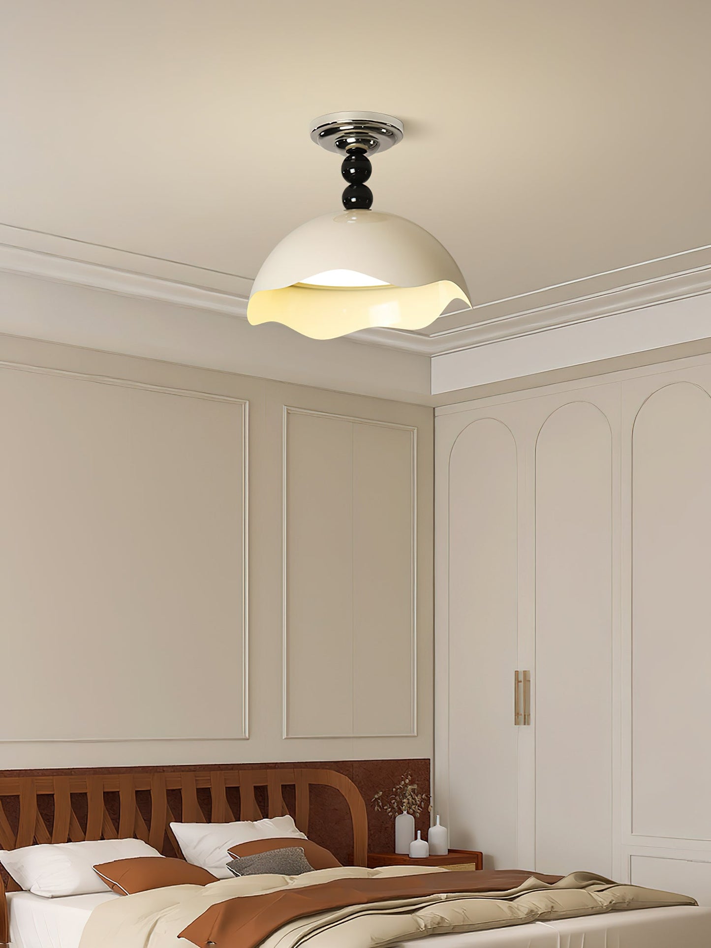 Wave Crest Ceiling Lamp | Metal & Acrylic | 35cm Diameter