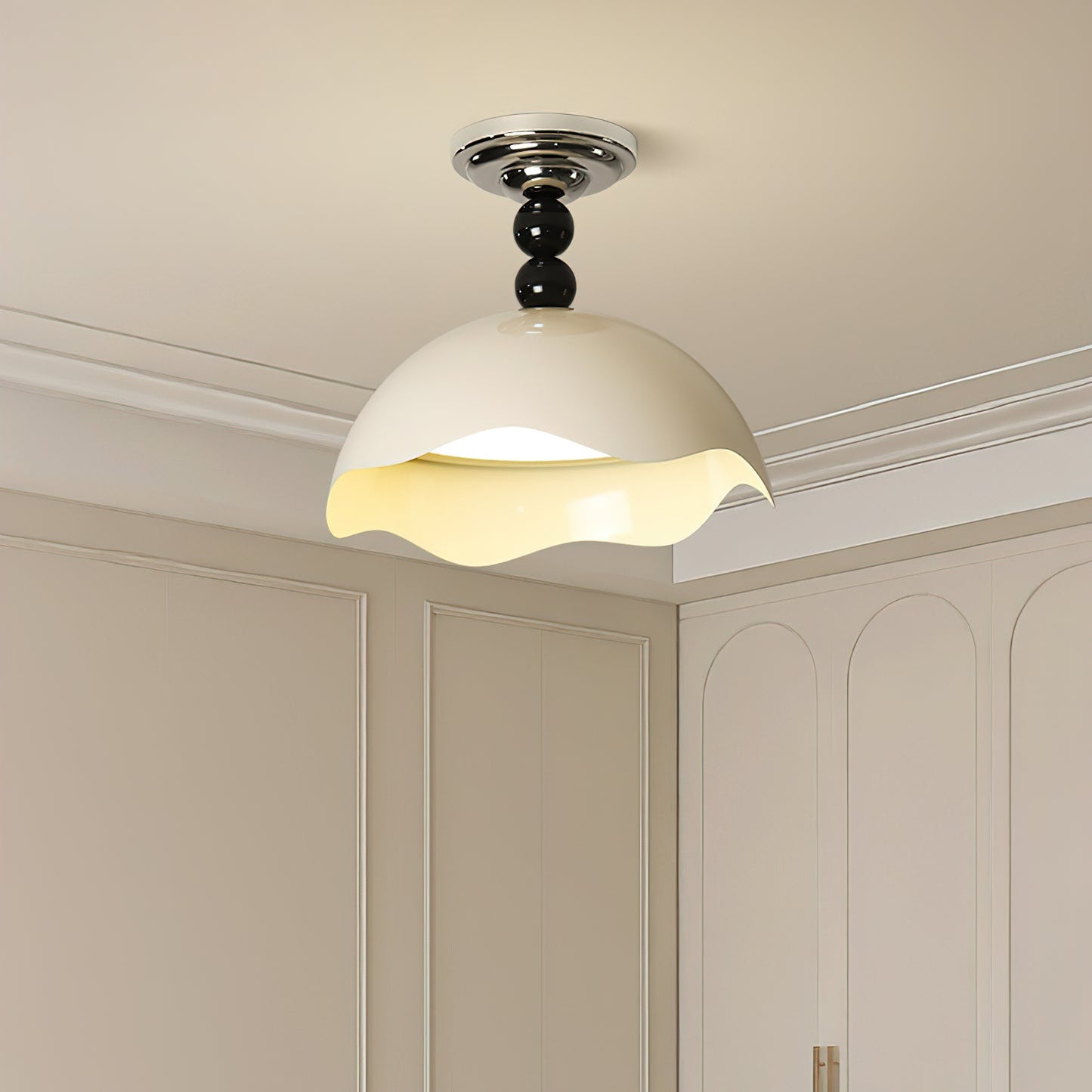 Wave Crest Ceiling Lamp | Metal & Acrylic | 35cm Diameter