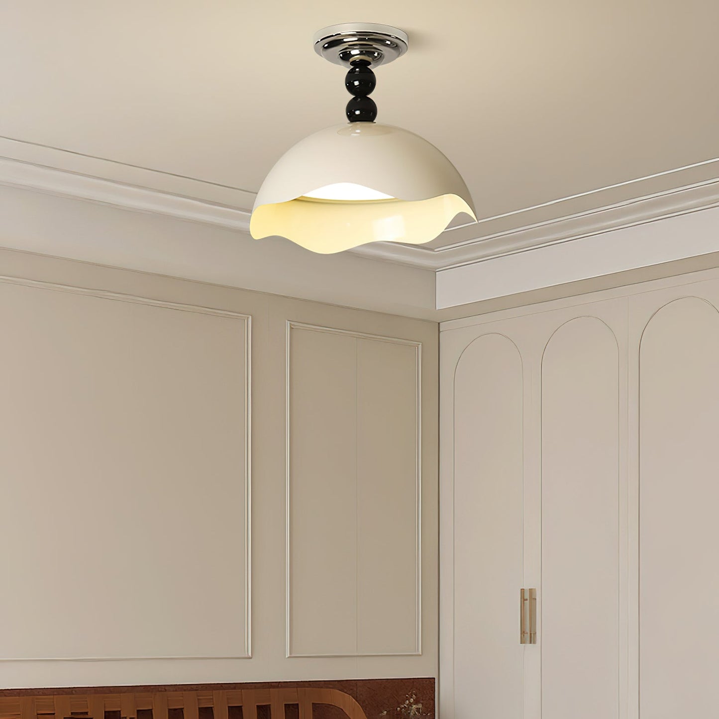 Wave Crest Ceiling Lamp | Metal & Acrylic | 35cm Diameter