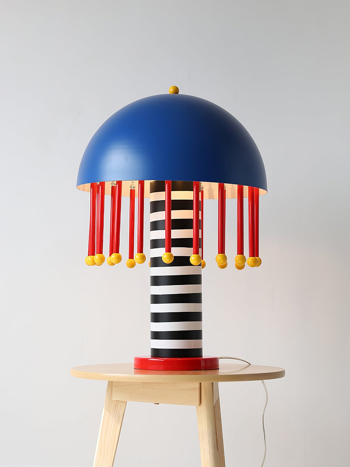 Mushroom Table Lamp | Colorful Metal Design | 35cm Diameter