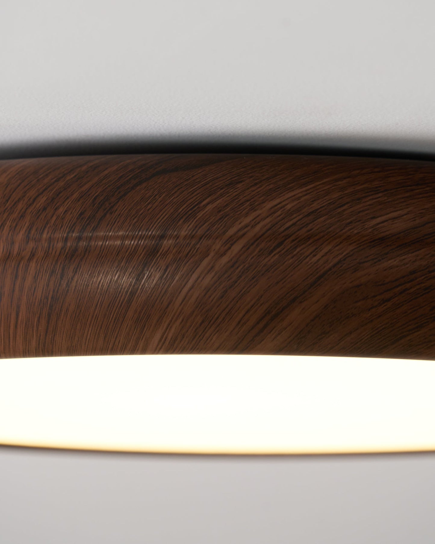Wood Grain Ceiling Lamp | Nordic Acrylic & Metal | Multiple Sizes Available