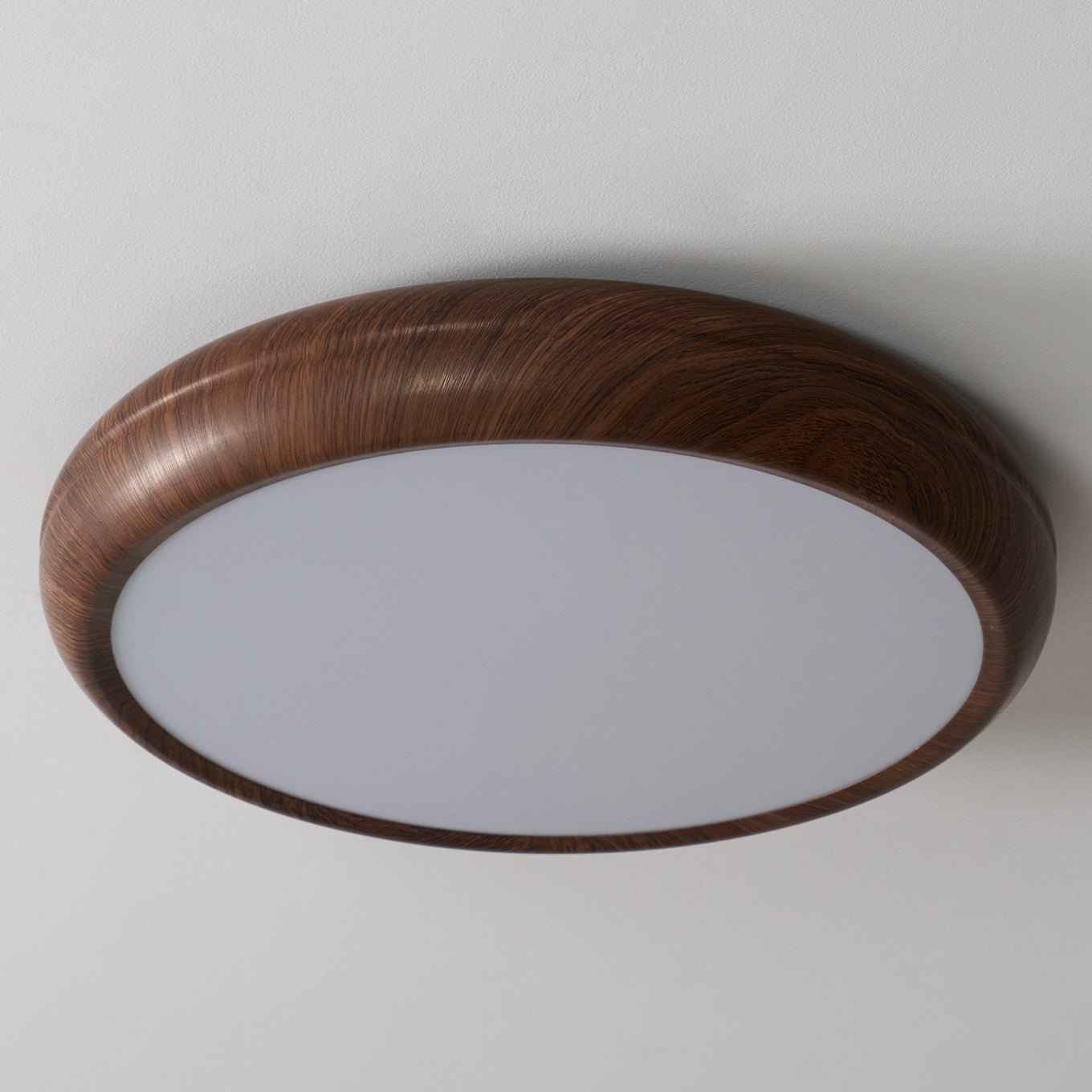 Wood Grain Ceiling Lamp | Nordic Acrylic & Metal | Multiple Sizes Available