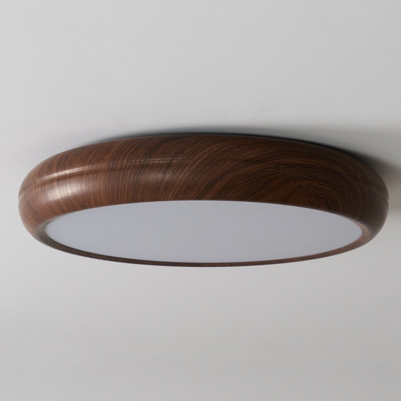 Wood Grain Ceiling Lamp | Nordic Acrylic & Metal | Multiple Sizes Available