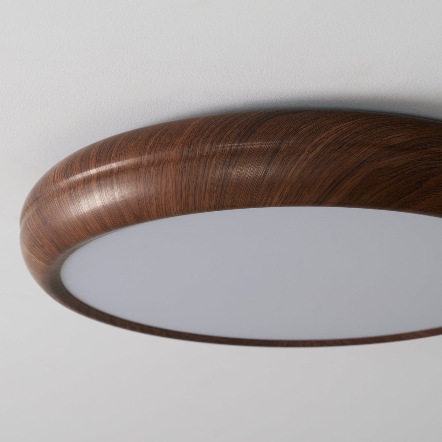 Wood Grain Ceiling Lamp | Nordic Acrylic & Metal | Multiple Sizes Available
