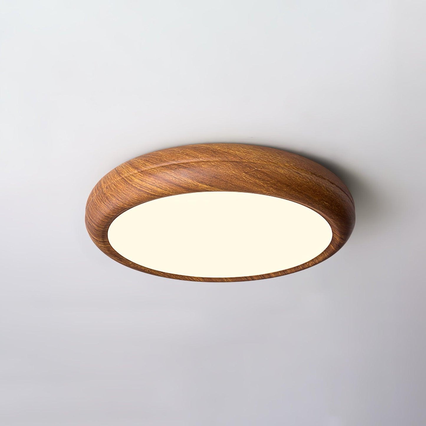 Wood Grain Ceiling Lamp | Nordic Acrylic & Metal | Multiple Sizes Available