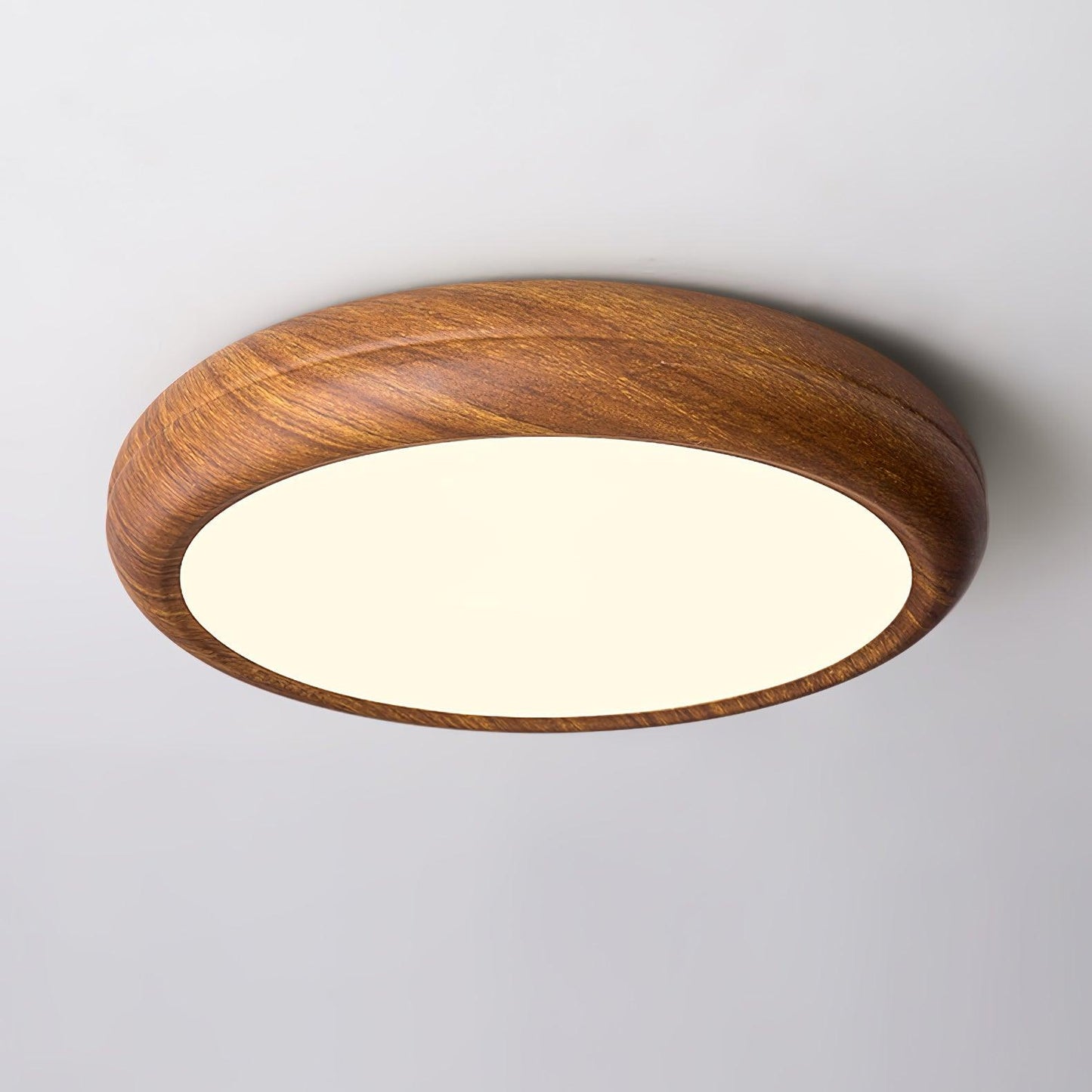 Wood Grain Ceiling Lamp | Nordic Acrylic & Metal | Multiple Sizes Available