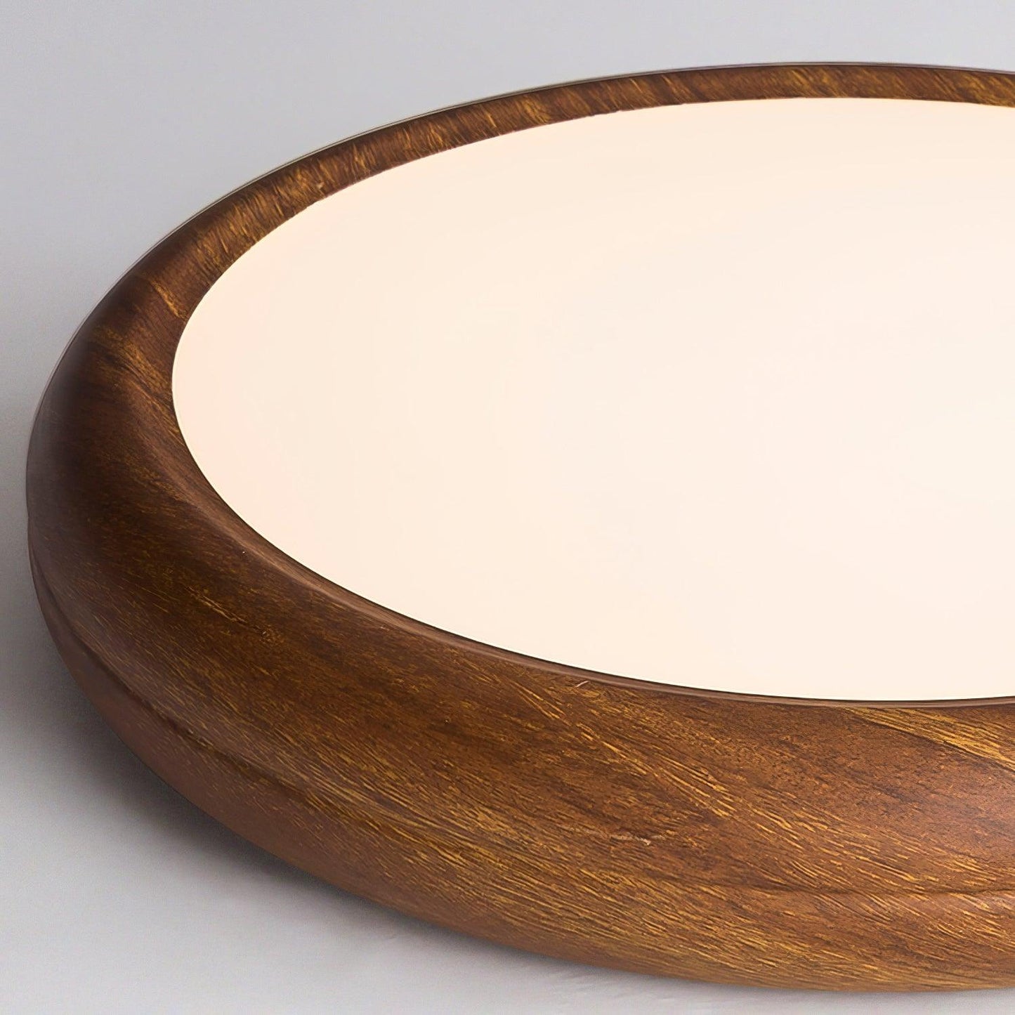 Wood Grain Ceiling Lamp | Nordic Acrylic & Metal | Multiple Sizes Available