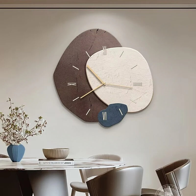 Horloge Murale | Bois Naturel | Silencieuse