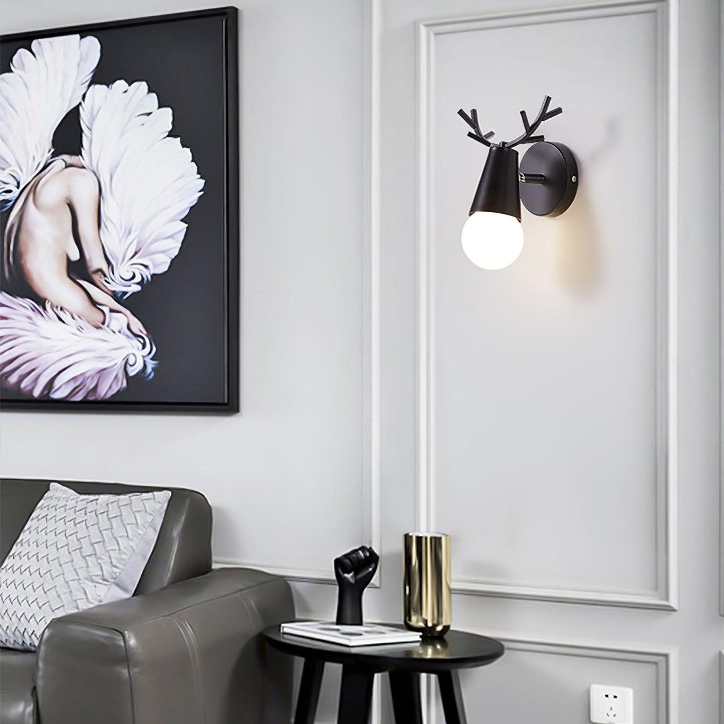 Antler Wall Lamp | Nordic Style | Set of 2