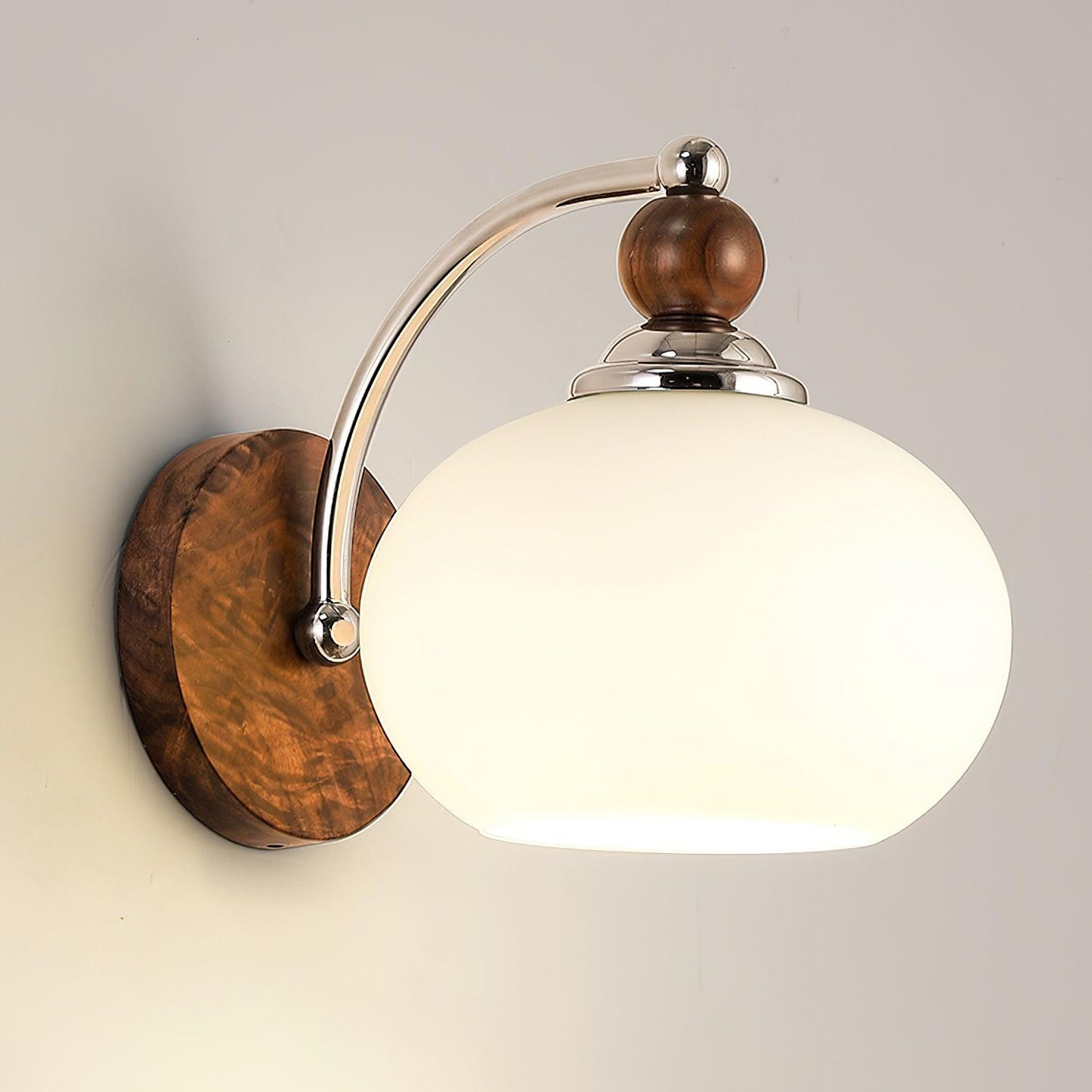 Yisi Po Wall Lamp | Black Walnut & Iron | Set of 2