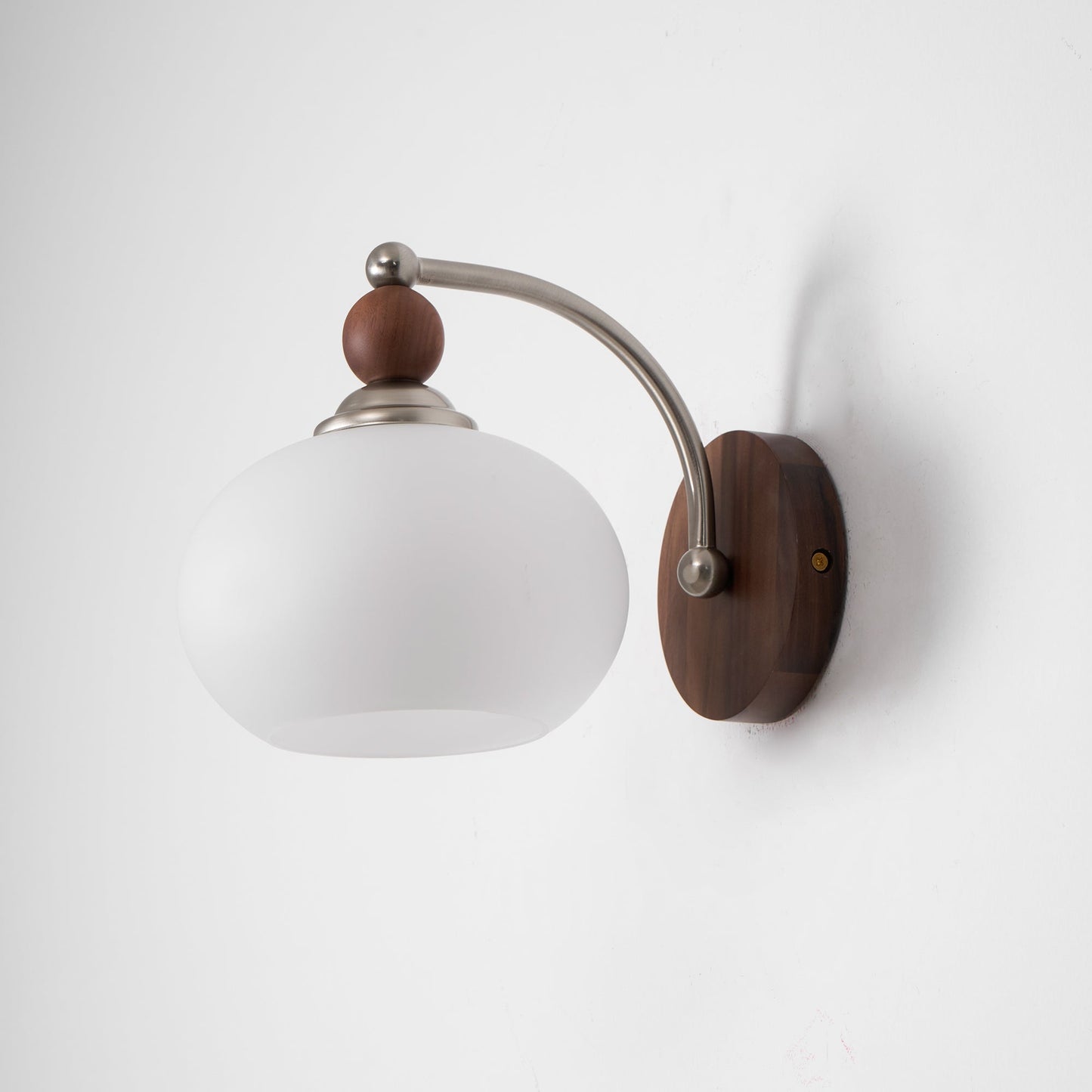 Yisi Po Wall Lamp | Black Walnut & Iron | Set of 2
